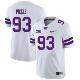 #93 Player Jaylen Pickle Kansas State Wildcats Men Football Stitched Jersey -White