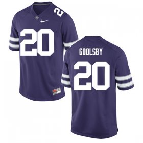 #20 Player Denzel Goolsby Kansas State Wildcats Men Football Stitched Jersey -Purple